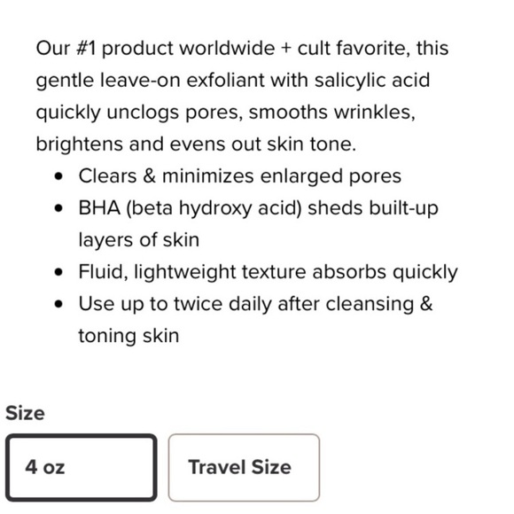 HTF discontinued Paulas Choice Skin Perfecting 2% BHA - Picture 4 of 4